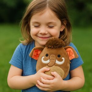 Chienda The Woolly Mammoth The Original Squishmallows 7.5 in Plush Toy KellyToy